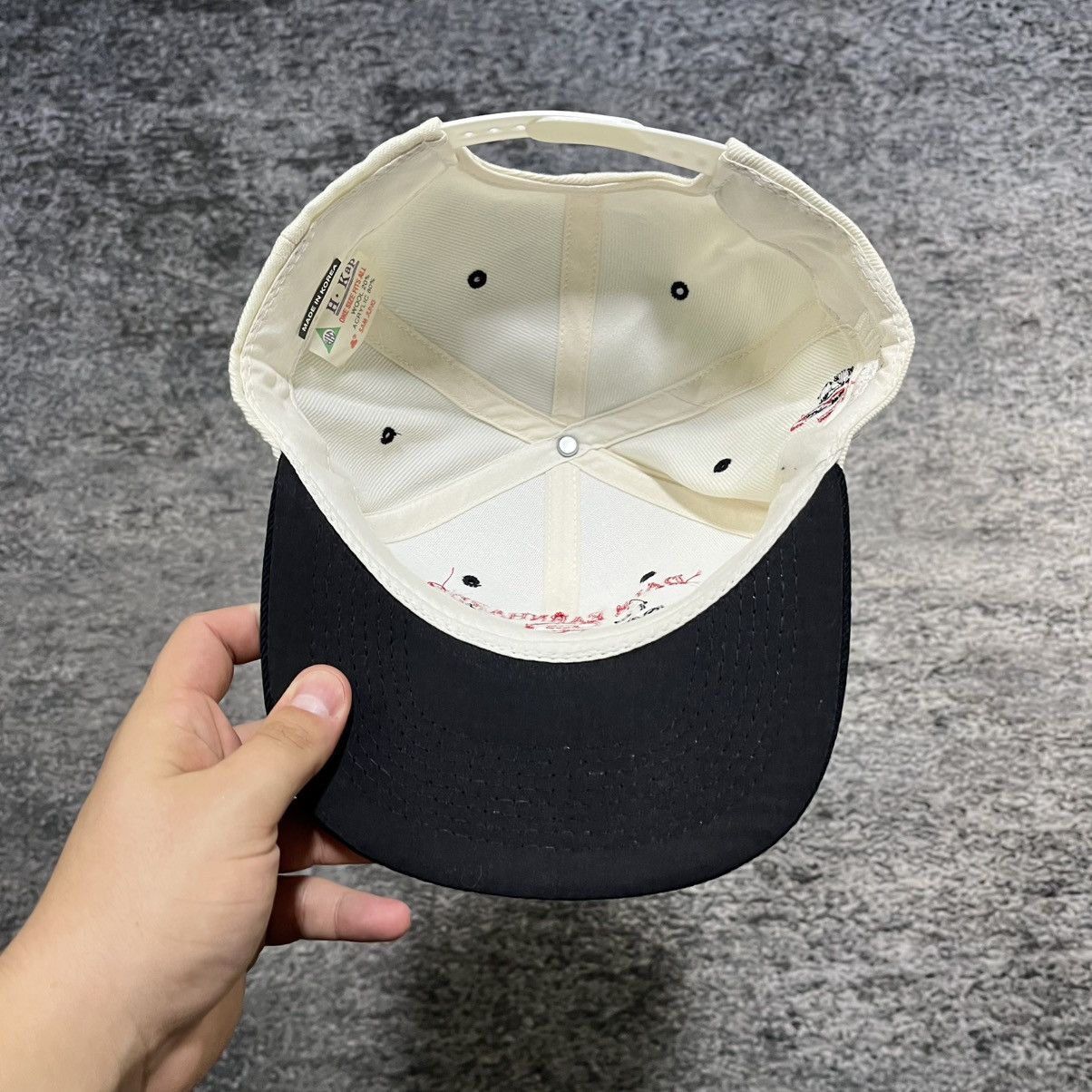 NASCAR Vintage 90s Dale Earnhardt Daytona 500 White Snapback Hat Size ONE SIZE - 5 Thumbnail