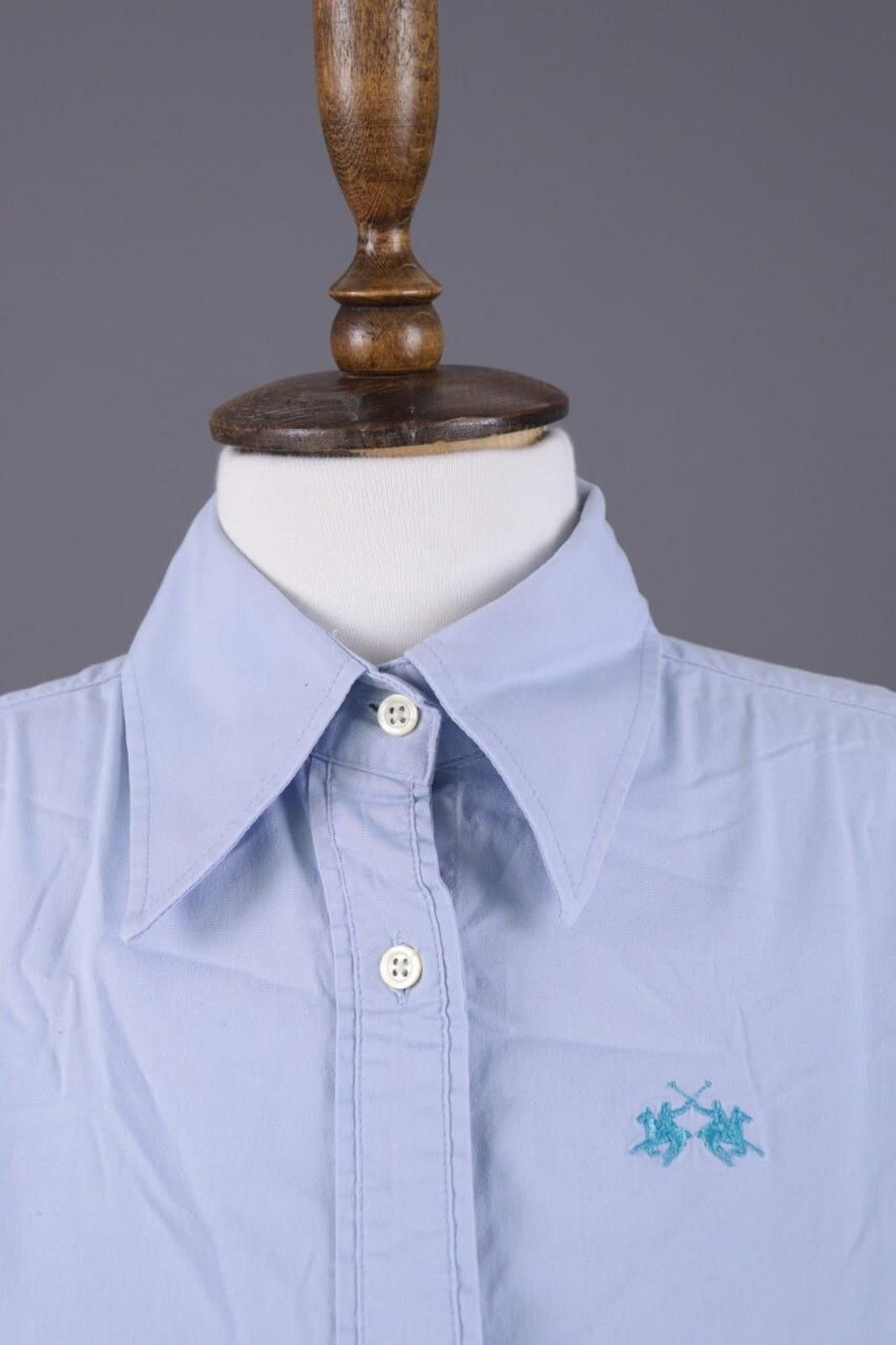 La Martina La Martina Buenos Aires Blue Blouse Shirt Size XL Size XL / US 12-14 / IT 48-50 - 4 Thumbnail