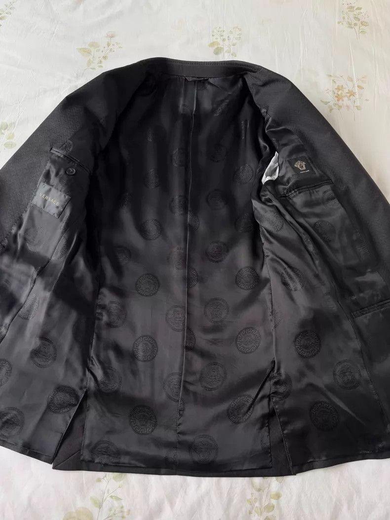 Versace Versace A set of wool two-button men's suit jacket trouser Size 46L - 4 Thumbnail