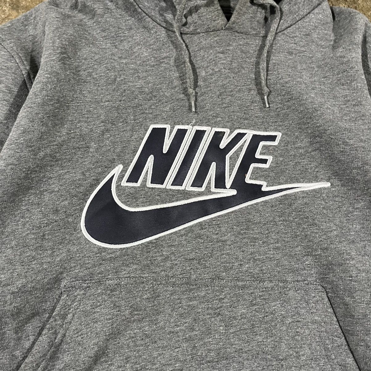 Nike × Vintage Crazy Vintage Y2K Nike Swoosh Logo Hoodie Sweatshirt Skater Size US M / EU 48-50 / 2 - 2 Thumbnail
