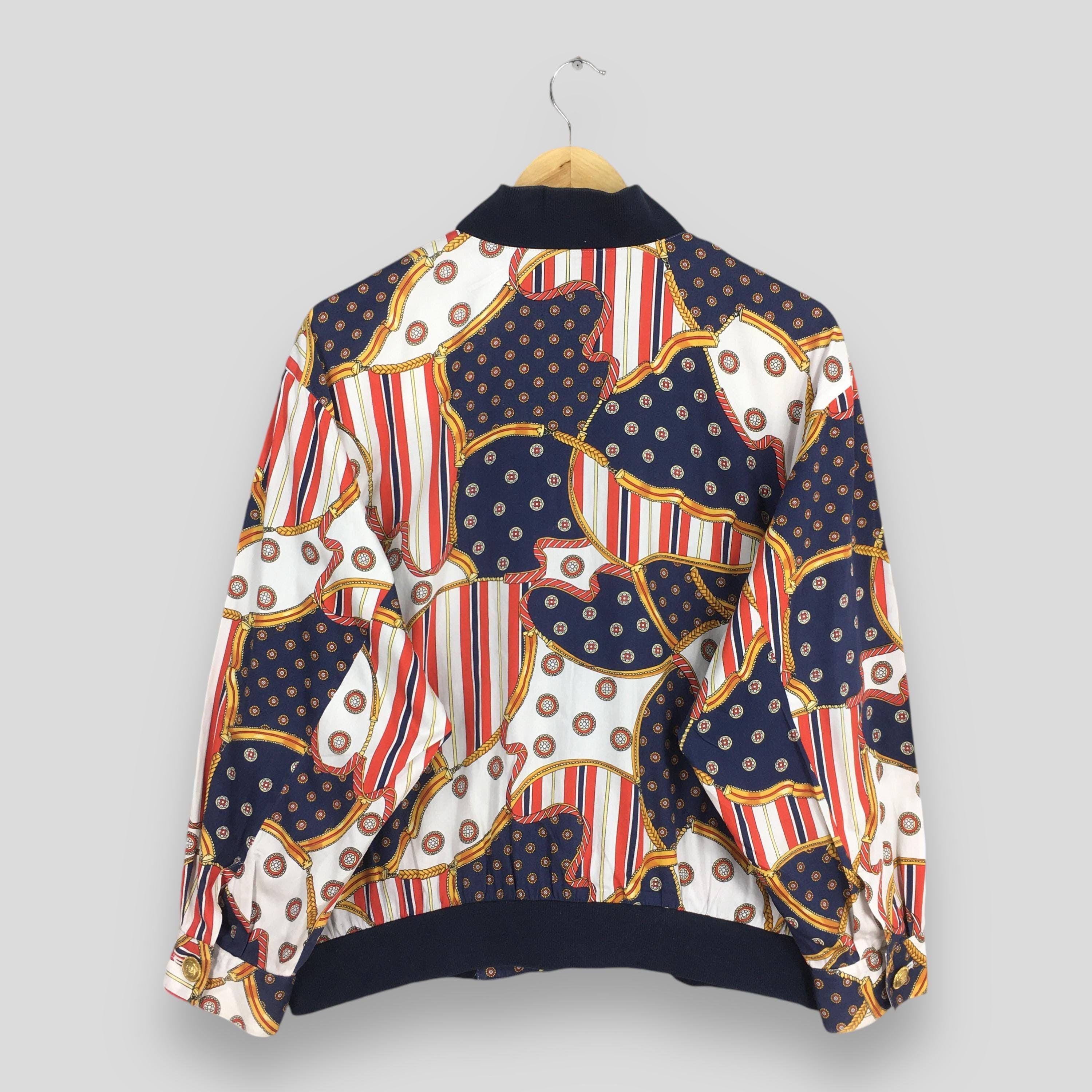 Vintage Vintage 90s Baroque Gold Chain Luxury Light Jacket Large Size US L / EU 52-54 / 3 - 8 Thumbnail
