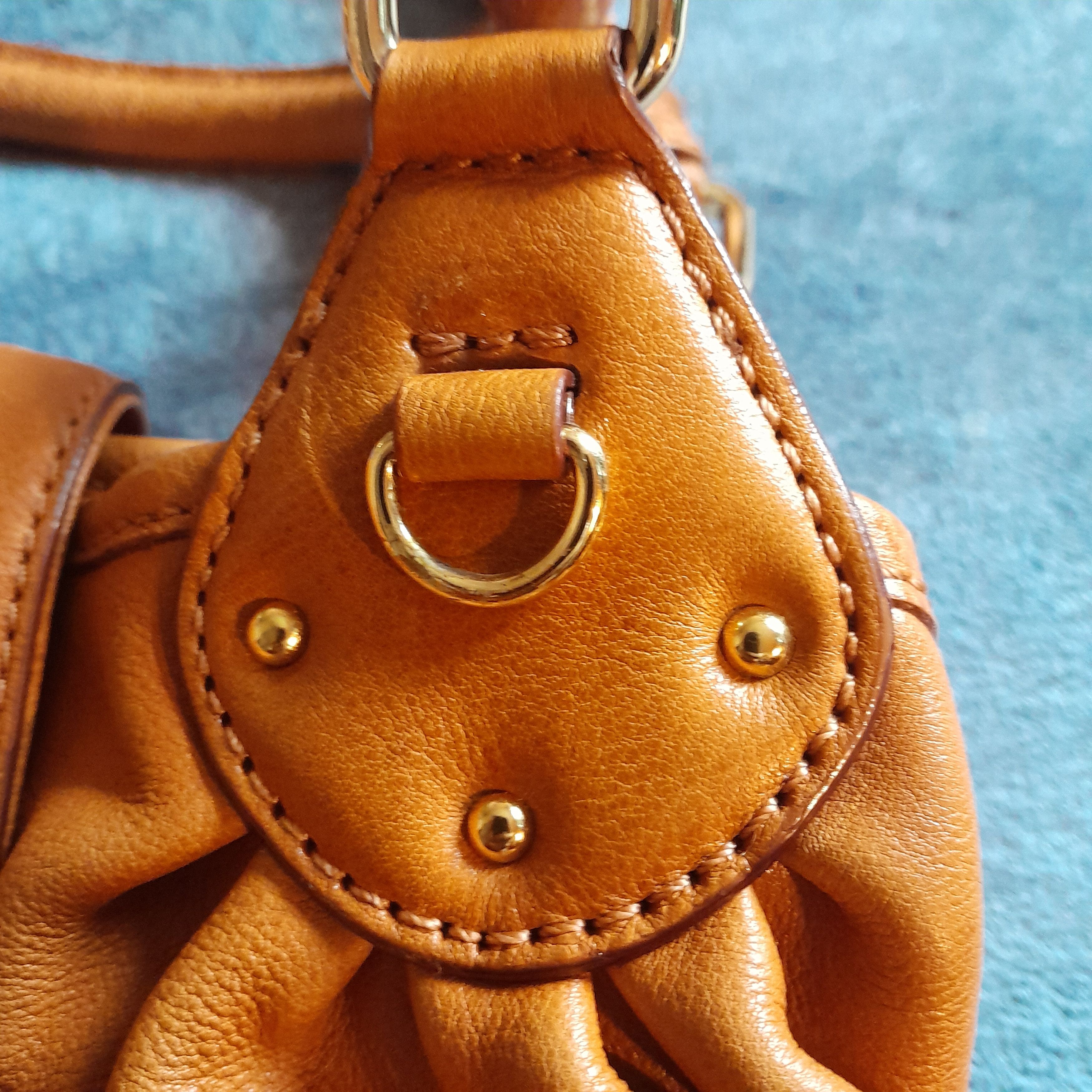 Other Antonio Melani Tan Leather Satchel Handbag Size ONE SIZE - 7 Thumbnail