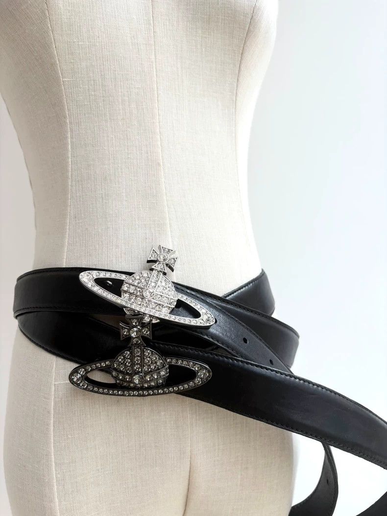 Vivienne Westwood Vivienne Westwood Vintage Diamond Encrusted Big Saturn Log Size ONE SIZE - 8 Thumbnail