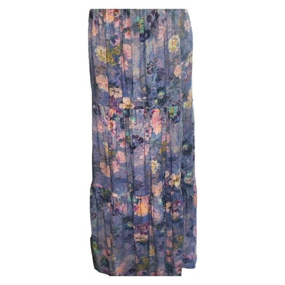 Designer CT1573 Peruvian Connection Floral Tank Maxi Dress M Size M / US 6-8 / IT 42-44 - 2 Thumbnail