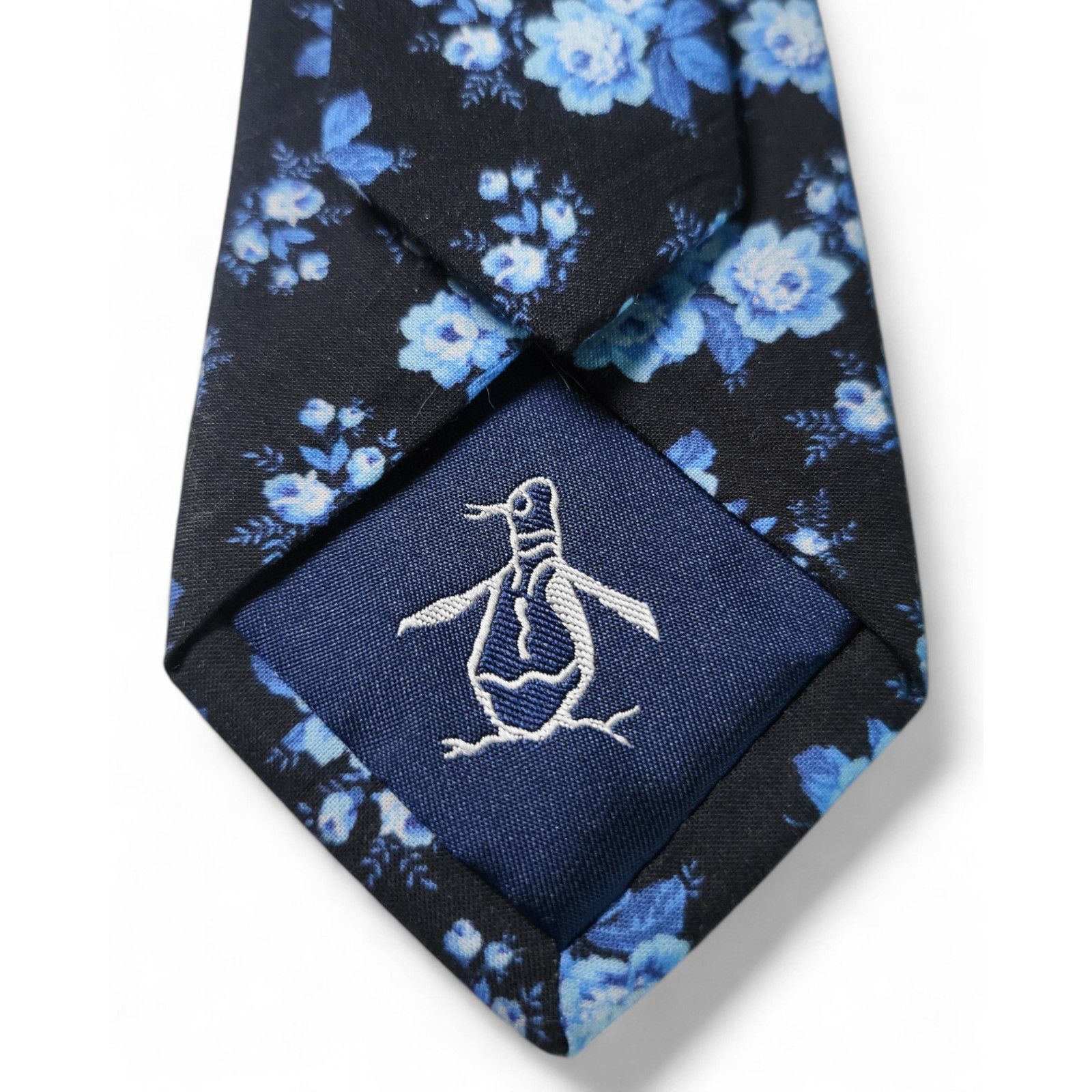 Original Penguin NWT ORIGINAL PENGUIN Dogwood Floral Cotton Woven Skinny Tie Size ONE SIZE - 7 Thumbnail