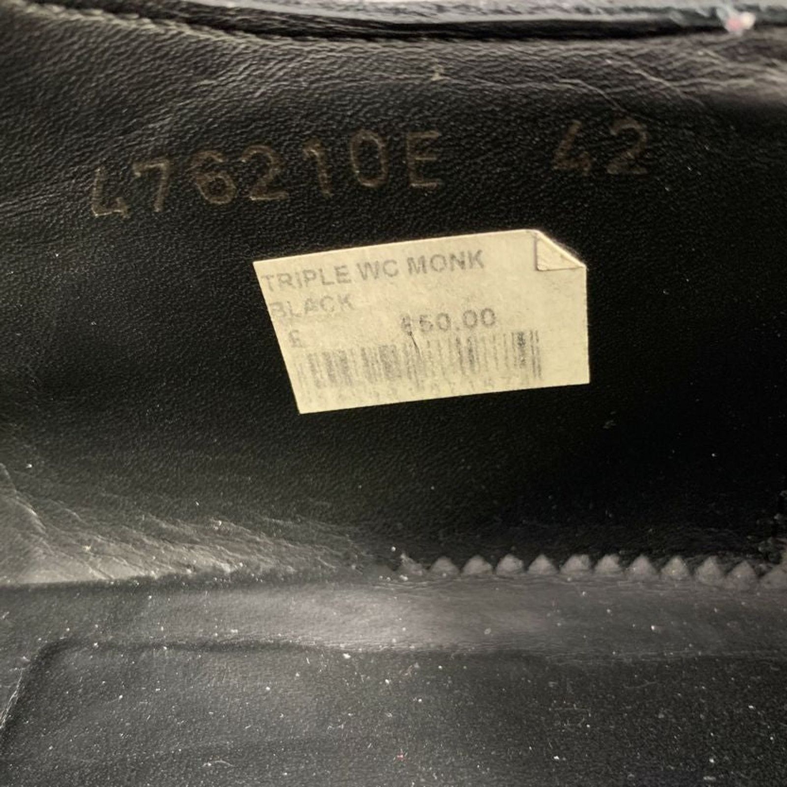 Alexander McQueen ALEXANDER MCQUEEN Size 9 Black Leather Monk Strap Loafers Size US 9 / EU 42 - 9 Thumbnail