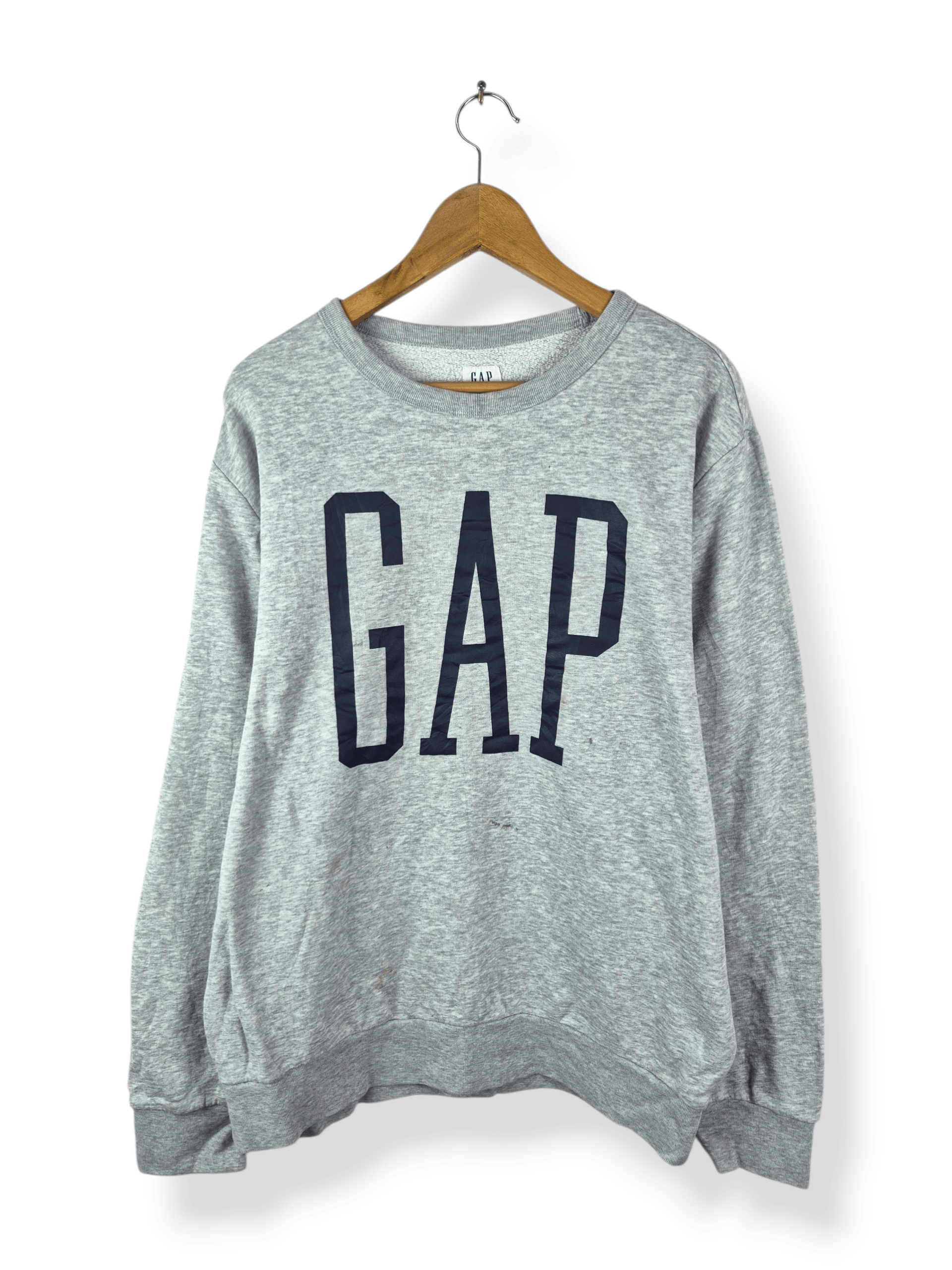 Gap 🔥 GAP Big Logo Spellout Sweatshirt Size US XL / EU 56 / 4 - 1 Thumbnail
