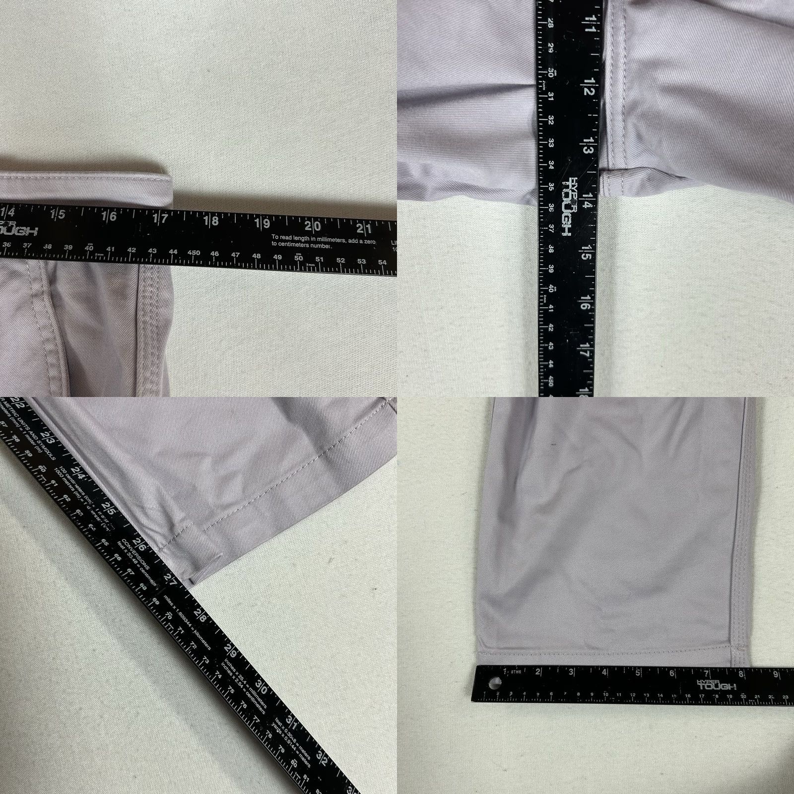 Lee Lee Workwear Chino Pants Womens 31 Medium Lavender Purple Straight Leg 27in Inseam Casual Release: Regular Rise Size 24" / US 00 / IT 34 - 9 Thumbnail
