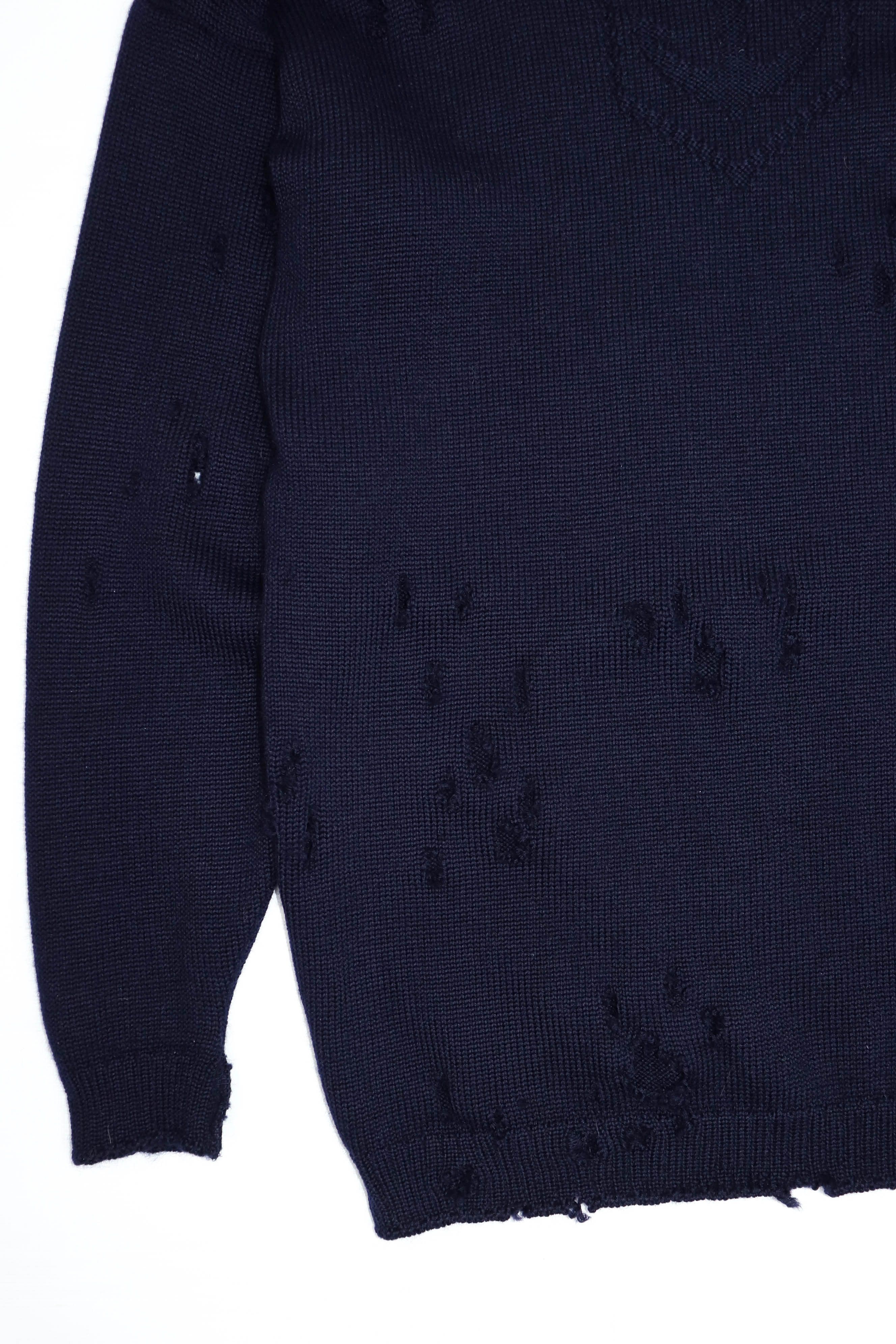 Vintage Sumerland Vintage Anchor Wool Jerseyknit Distressed Sweater Size US M / EU 48-50 / 2 - 4 Thumbnail