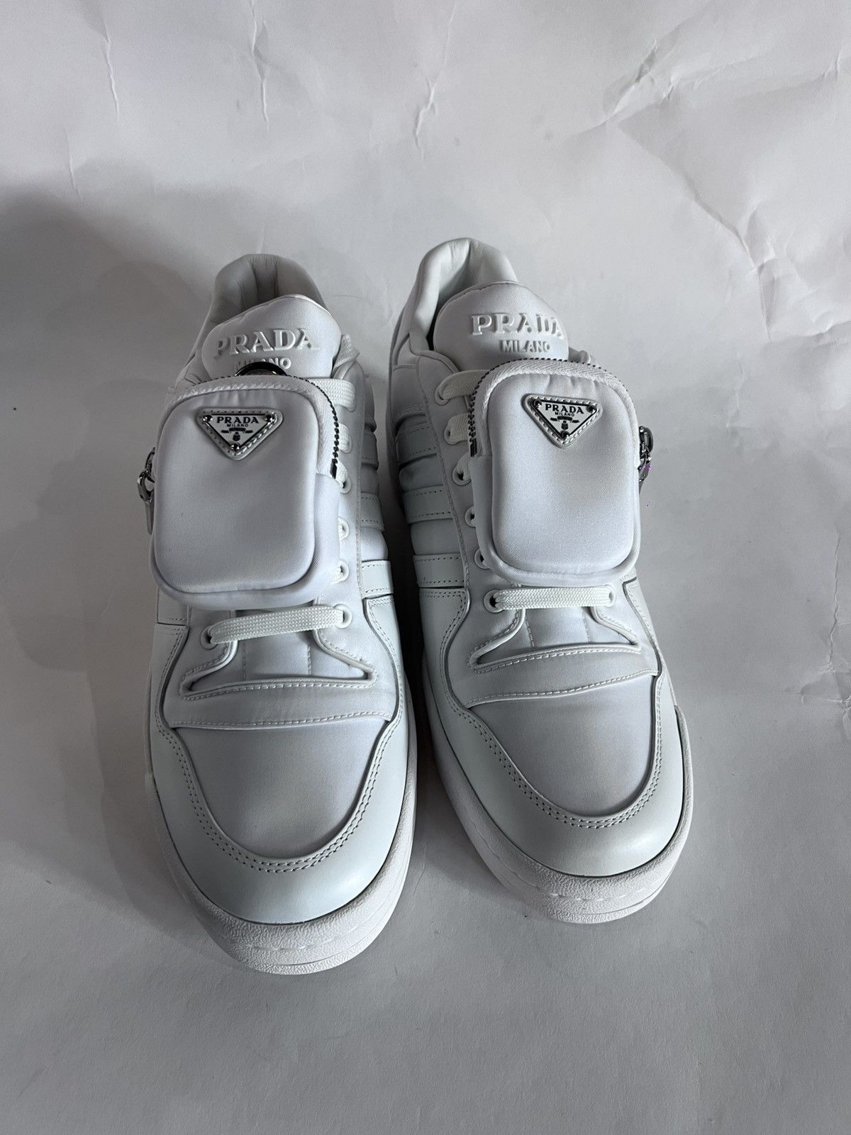 Adidas × Prada Adidas x Prada White Re-Nylon size 10.5 Size US 10.5 / EU 43-44 - 13 Thumbnail