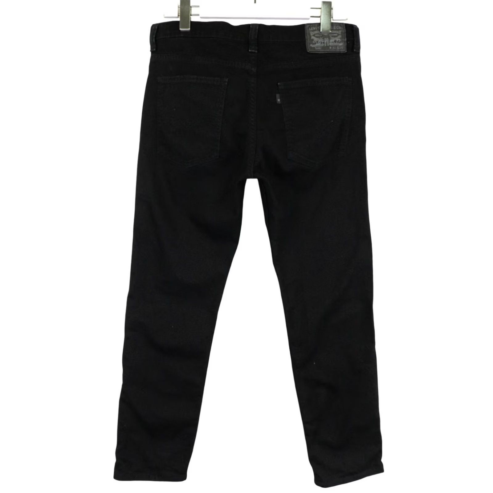 Levi's Levi's 508 Jeans Men's W32/L29 Black Denim Tapered Zip Fly Stretched Size US 32 / EU 48 - 2 Thumbnail