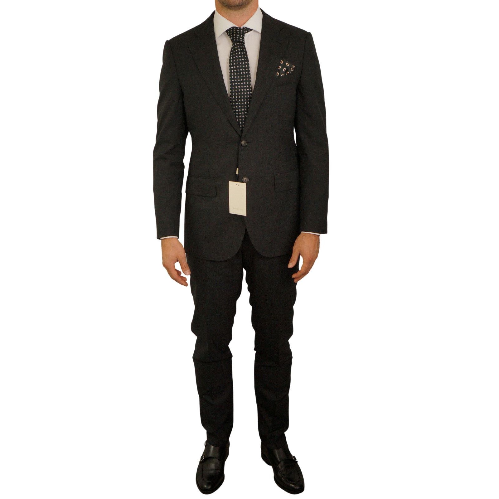 Suitsupply Men Suitsupply Suit Breasted Charcoal Grey EU52 UK/US42 S738