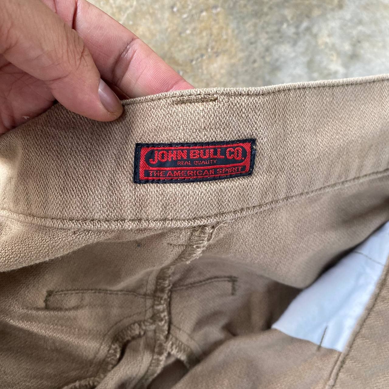 Johnbull VINTAGE JOHNBULL BELTED UTILITY CHINOS WORKWEAR MILITARY Size US 33 - 12 Thumbnail
