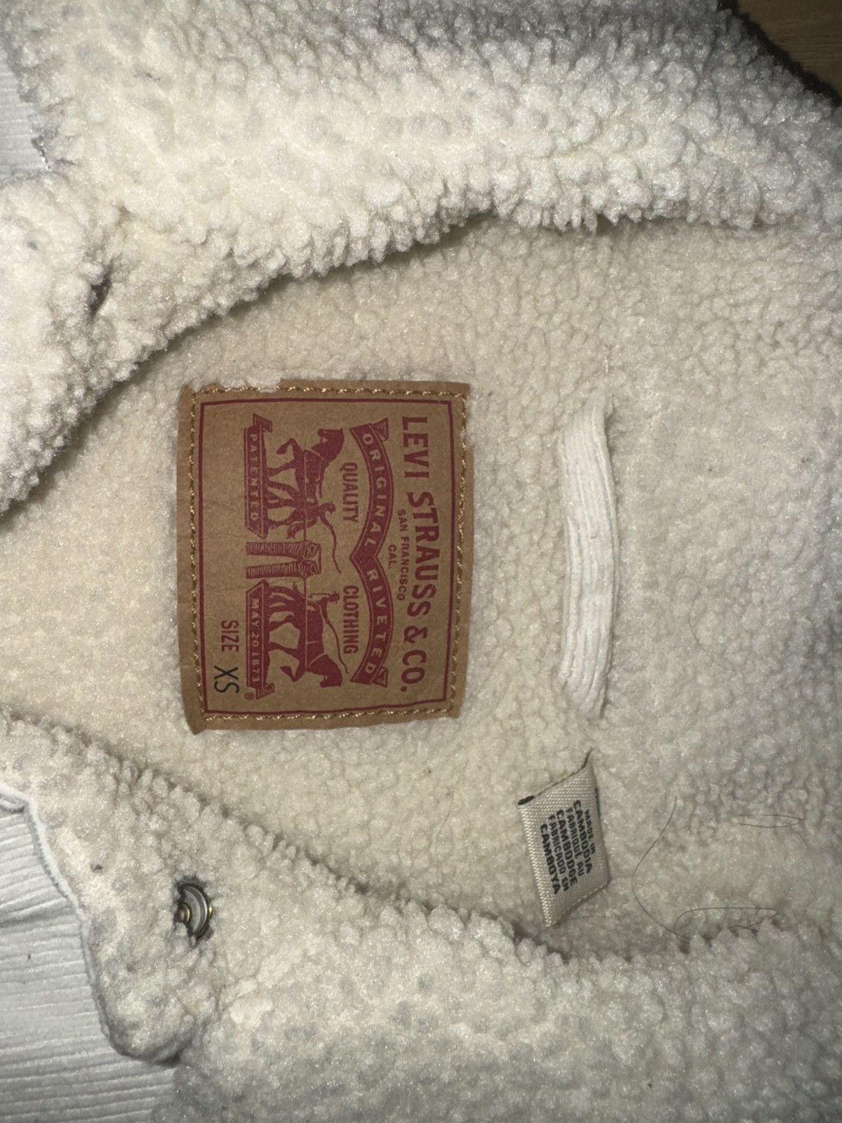 Levi's Levi’s Women’s XS Jacket with Sherpa Lining Size XS / US 0-2 / IT 36-38 - 2 Thumbnail