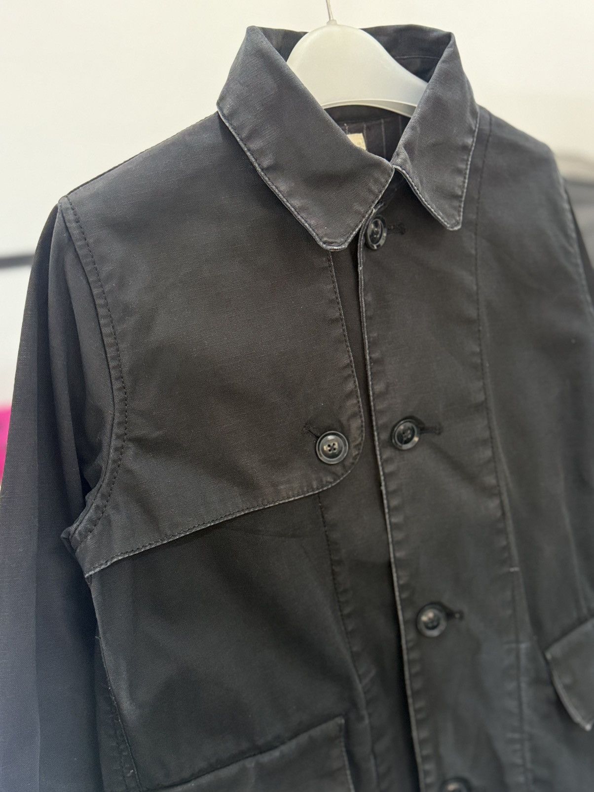 Japanese Brand 🔥 Pippin Standard Amekeji Japan Duck Canvas Chore Jacket Size US S / EU 44-46 / 1 - 5 Thumbnail
