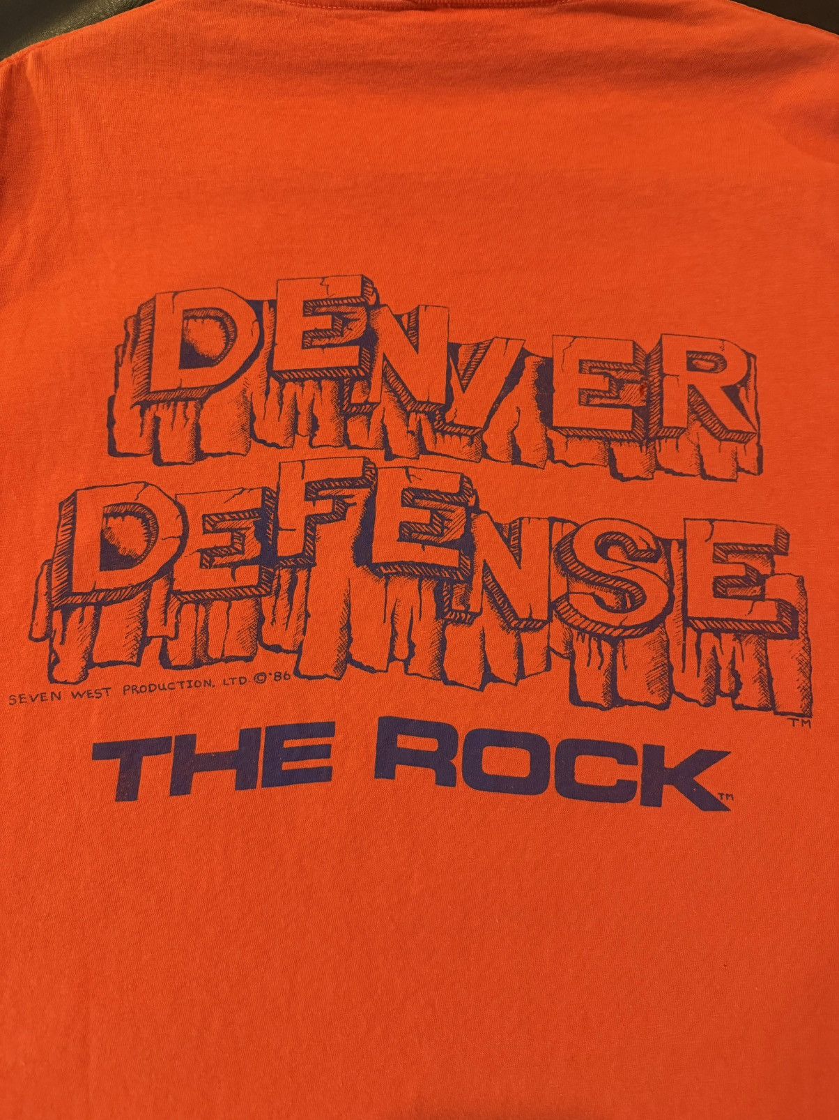Vintage 1986 Denver Broncos Orange Crush Mount Crushmore Long Sleeve Size US XL / EU 56 / 4 - 4 Thumbnail