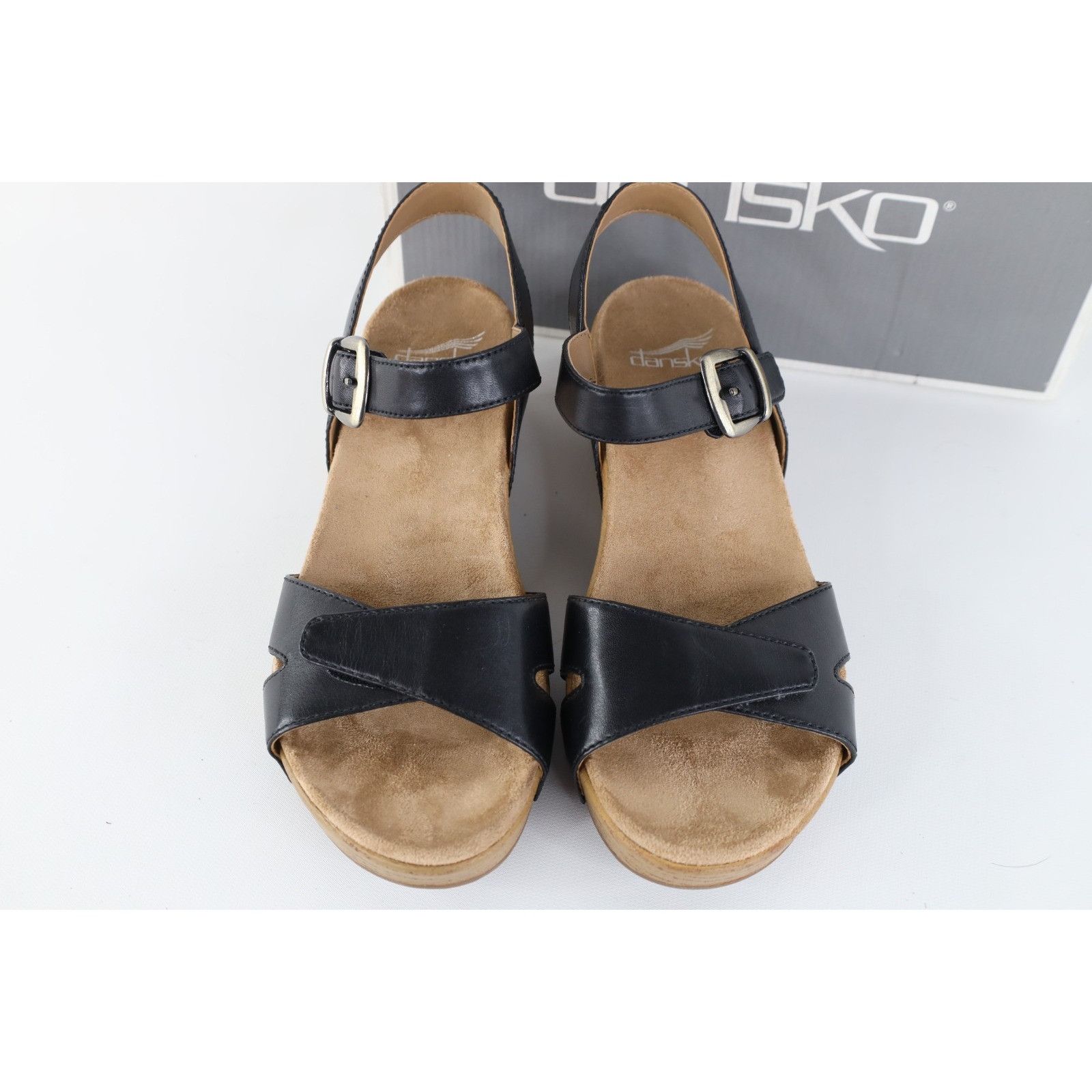 Dansko New Dansko Laurie Burnished Calf Leather Platform Sandals Size US 9 / IT 39 - 2 Thumbnail