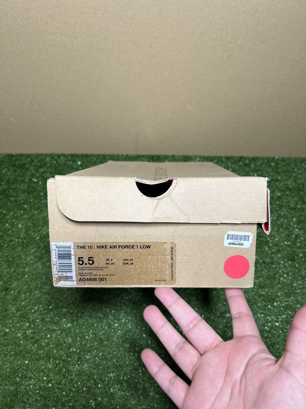 Nike × Off-White Offwhite Air Force black white Size US 5.5 / EU 38 - 11 Thumbnail