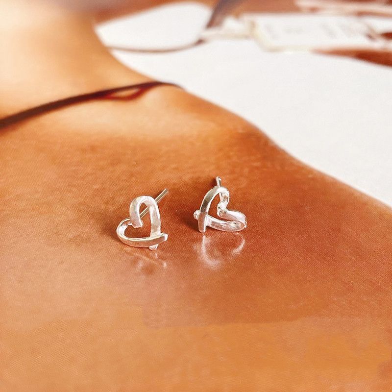 Jewelry Modern Earrings One Pairs Chrome Jewelry Size ONE SIZE - 1 Thumbnail