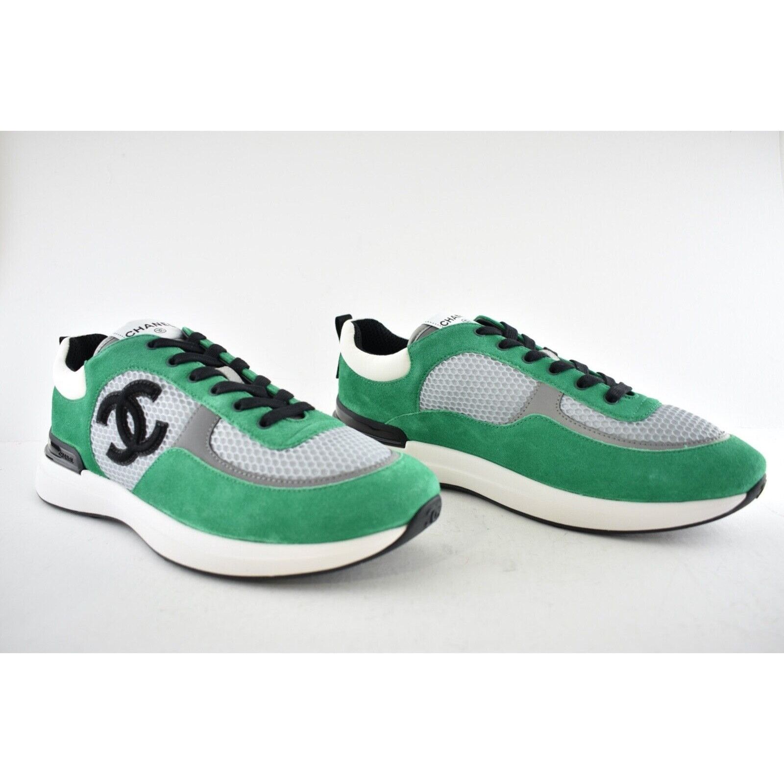 Chanel Chanel 22P CC Logo Low Top Lace Up Trainer Sneaker 45 12 Size US 12 / EU 45 - 2 Thumbnail