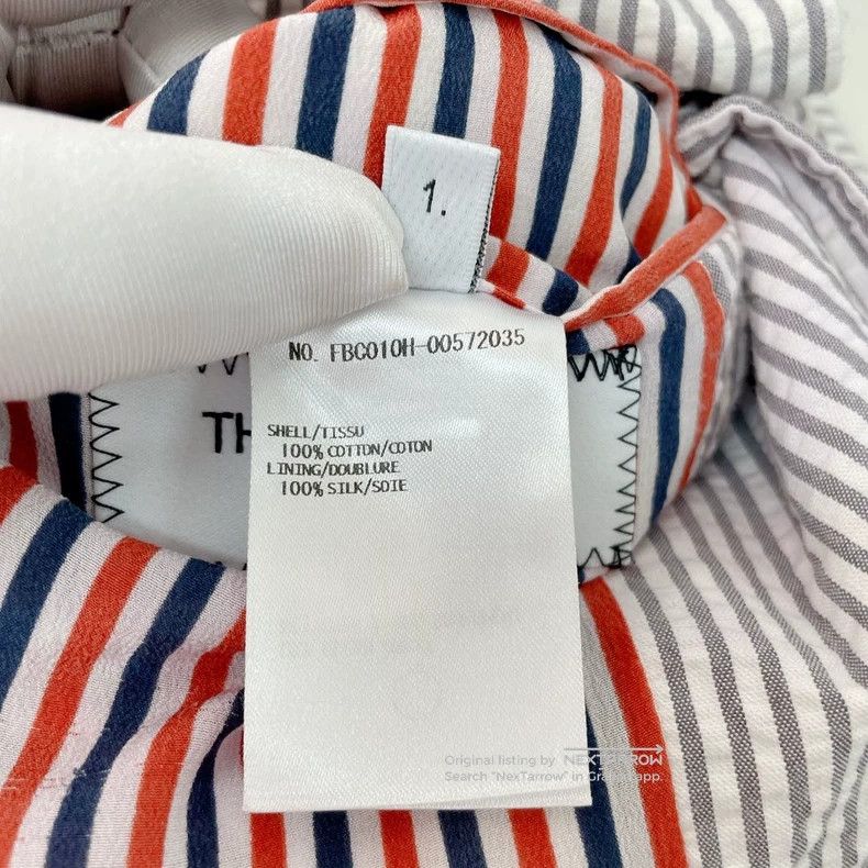 Thom Browne Thom Browne Gray Striped Blazer Size 40 3 Size 40R - 9 Thumbnail