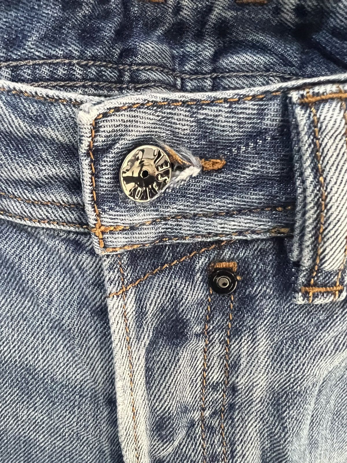 Diesel 🔥Vintage Diesel Safado Distressed Denim Size US 32 / EU 48 - 10 Thumbnail