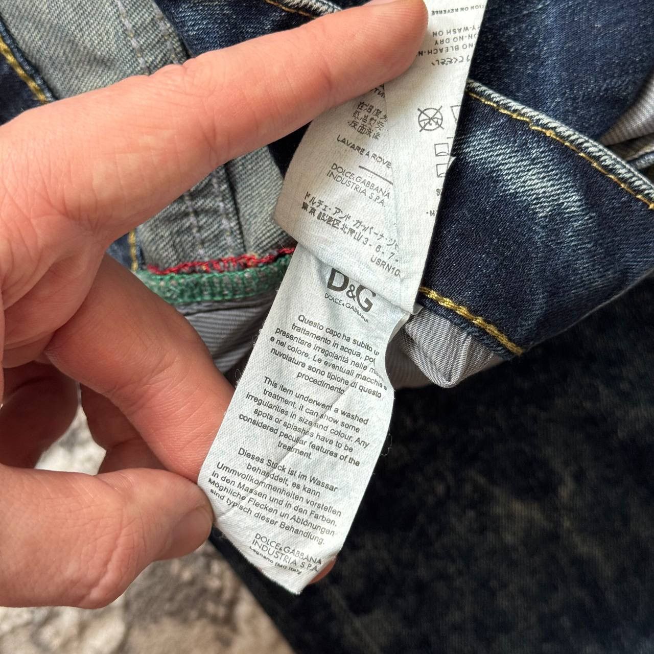 Dolce & Gabbana Dolce Gabbana Vintage Washed Stretch Retro Glam Denim Jeans Size 26" / US 2 / IT 38 - 9 Thumbnail