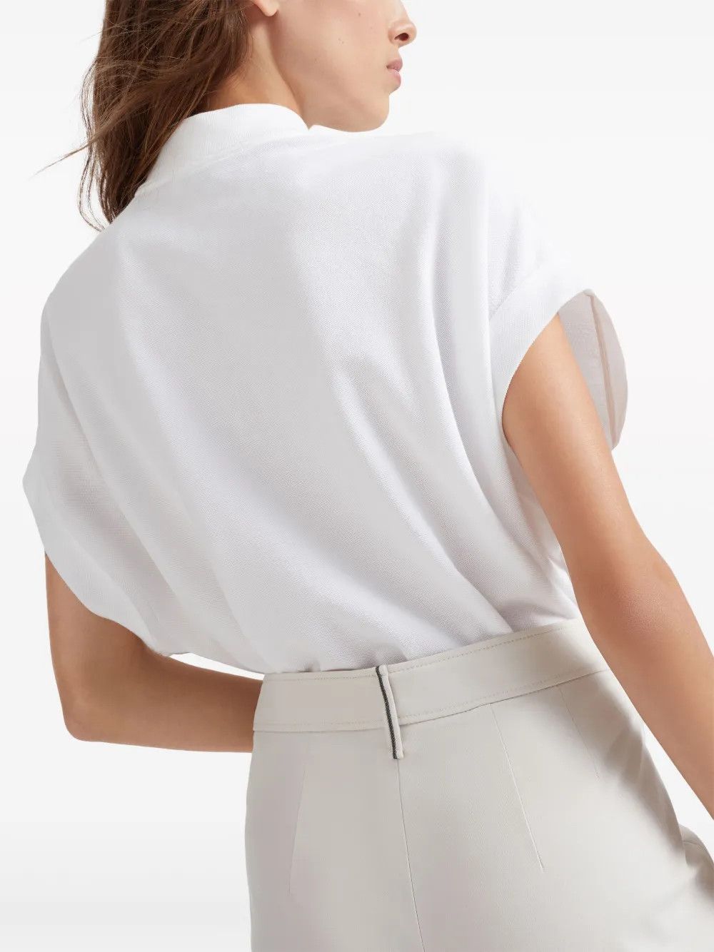Brunello Cucinelli o1la1rc1a0425 Pants in Off White Size 26" / US 2 / IT 38 - 5 Thumbnail