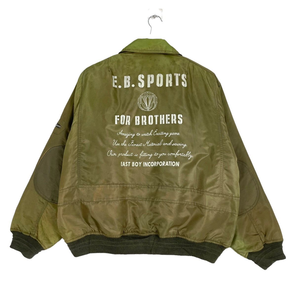 Buzz Rickson's × Japanese Brand 💥EAST BOY MA1 SPORT INCORPORATED RIOT BOMBER JACKET Size US M / EU 48-50 / 2 - 11 Thumbnail