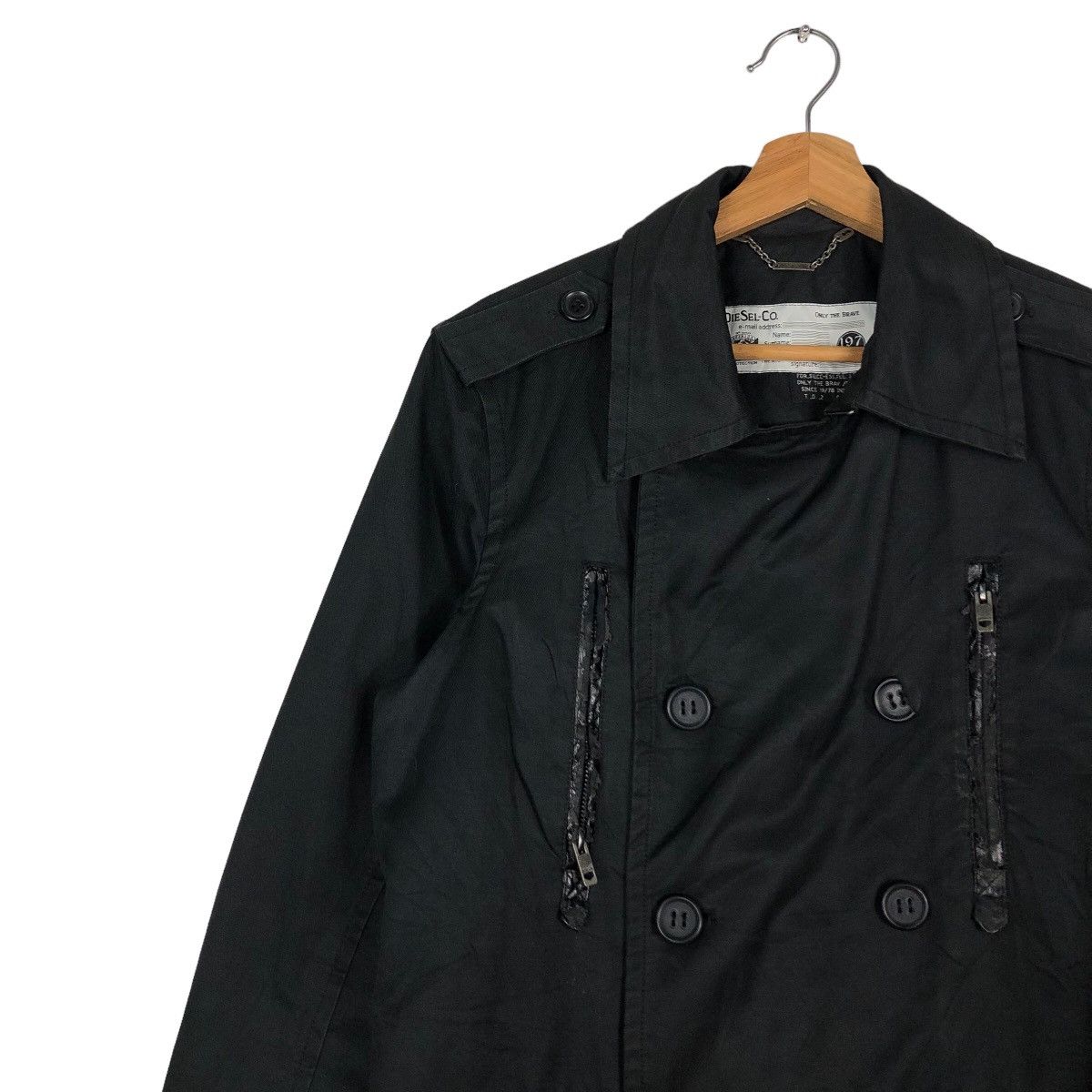 Diesel 🔥Bondage Parachute Biker Long Jacket Robed Design Diesel Size US M / EU 48-50 / 2 - 7 Thumbnail