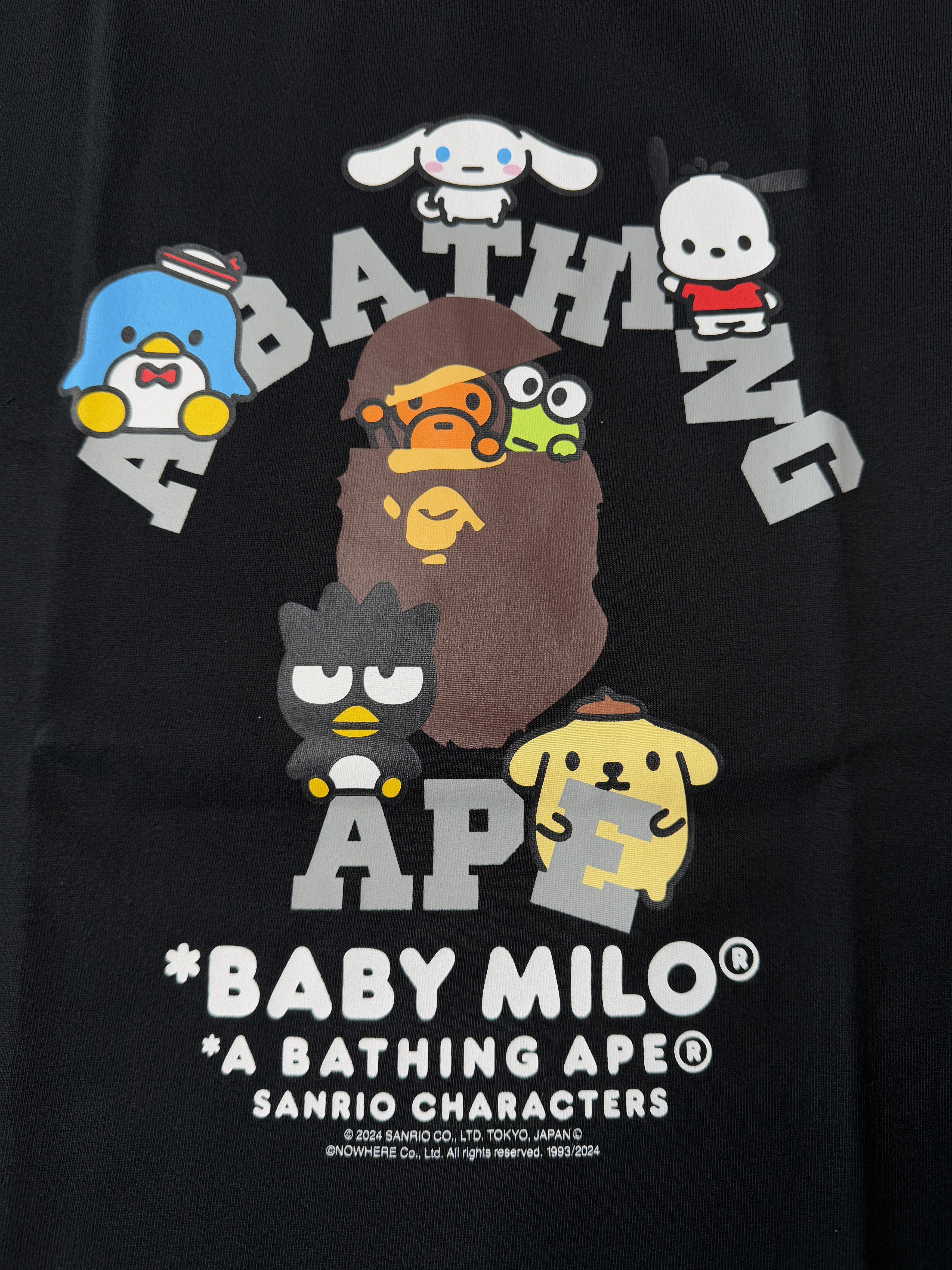 Bape BAPE BABY MILO X SANRIO CHARACTERS - TEE #1 (GINZA STORE) Size US M / EU 48-50 / 2 - 3 Thumbnail