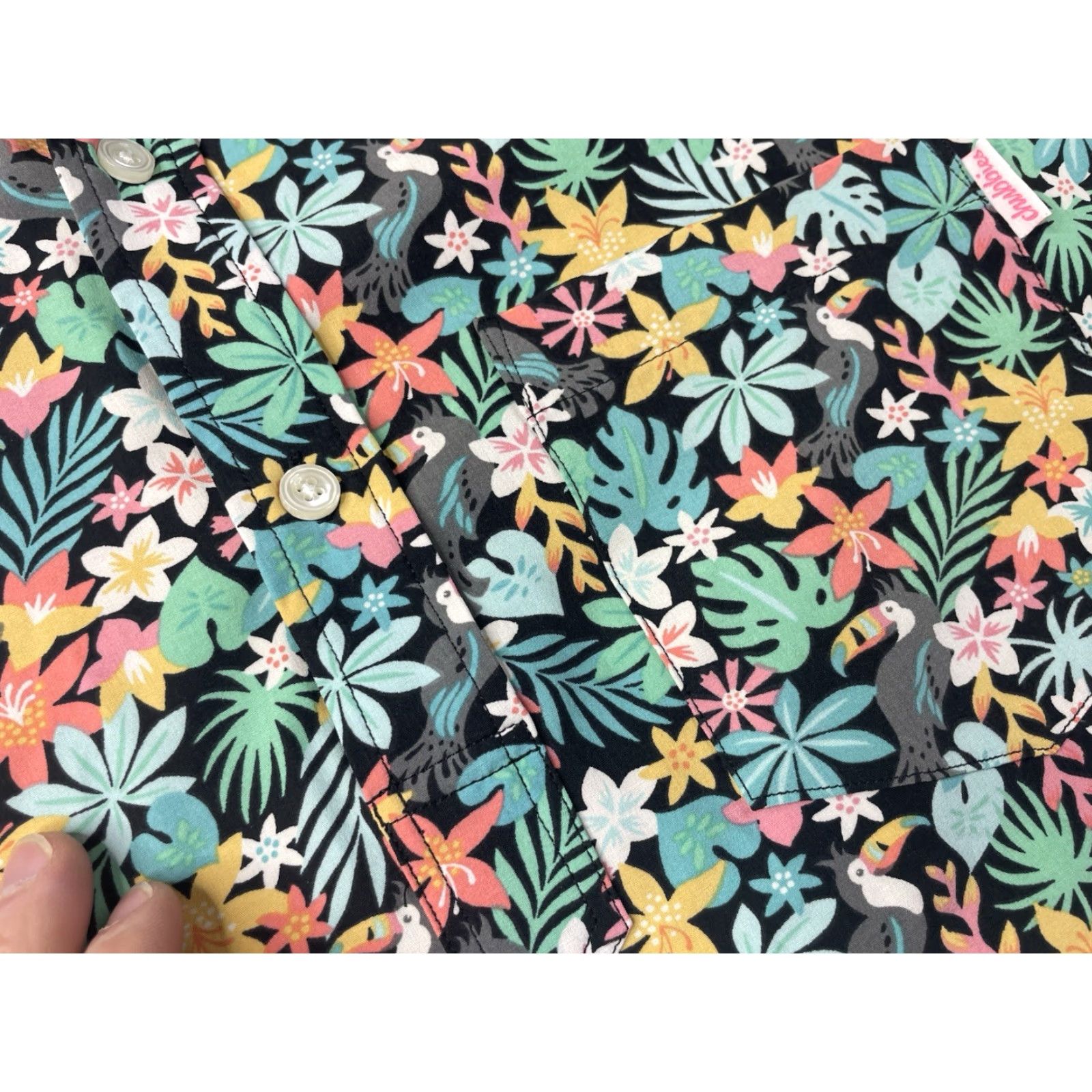 Chubbies CHUBBIES Popover Floral Hawaiian TOUCAN Macaw Button-Up Shirt Mens M Multicolor Hawaiian Theme Short Sleeve Size US M / EU 48-50 / 2 - 4 Thumbnail