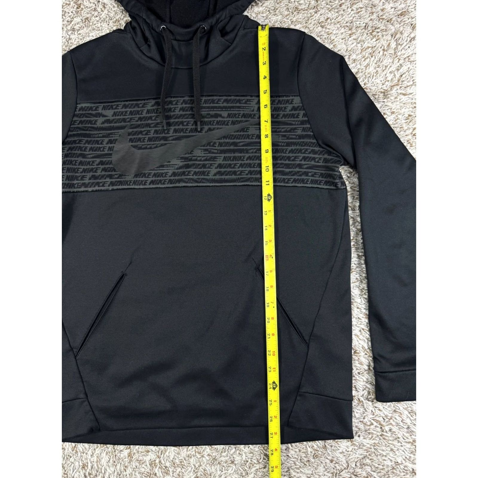 Nike Nike Nike Therma Dri Fit GFX Pullover Hoodie Black Front Pocket BV2764-010 Small Size US S / EU 44-46 / 1 - 4 Thumbnail