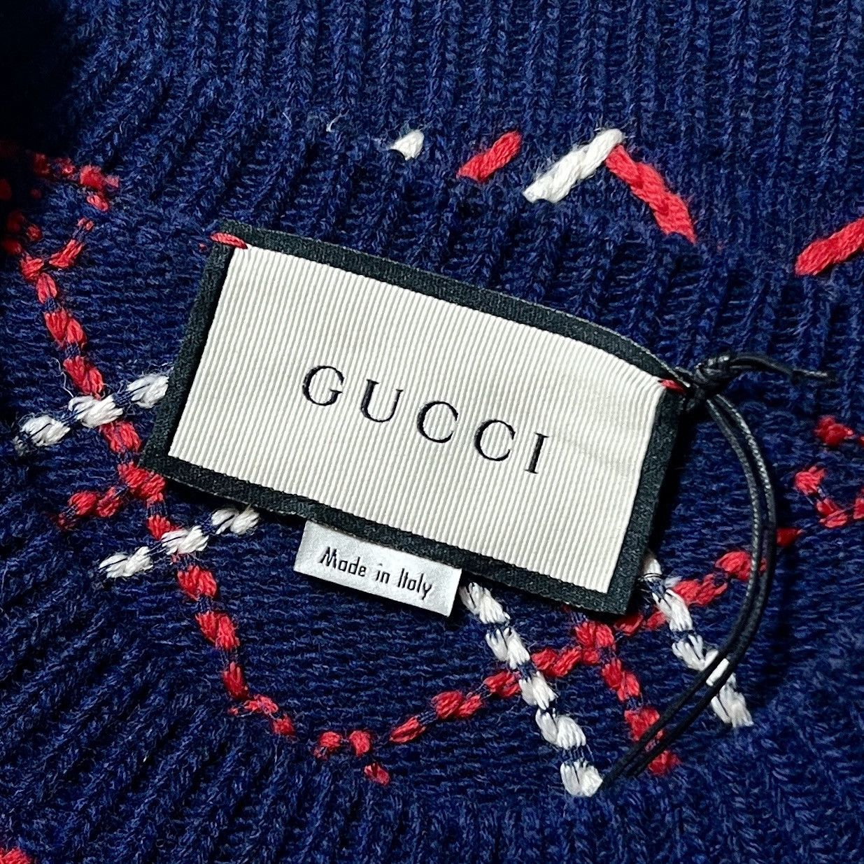 Gucci Gucci GG Logo Wool Knit Sweater Size US M / EU 48-50 / 2 - 11 Thumbnail