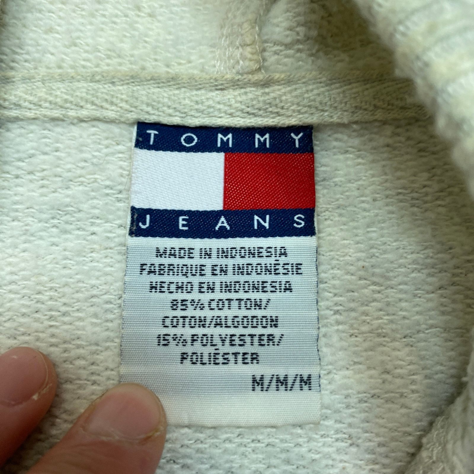 Tommy Hilfiger Tommy Hilfiger Denim Script Logo Full Zip Hoodie Mens Medium Size US M / EU 48-50 / 2 - 4 Thumbnail
