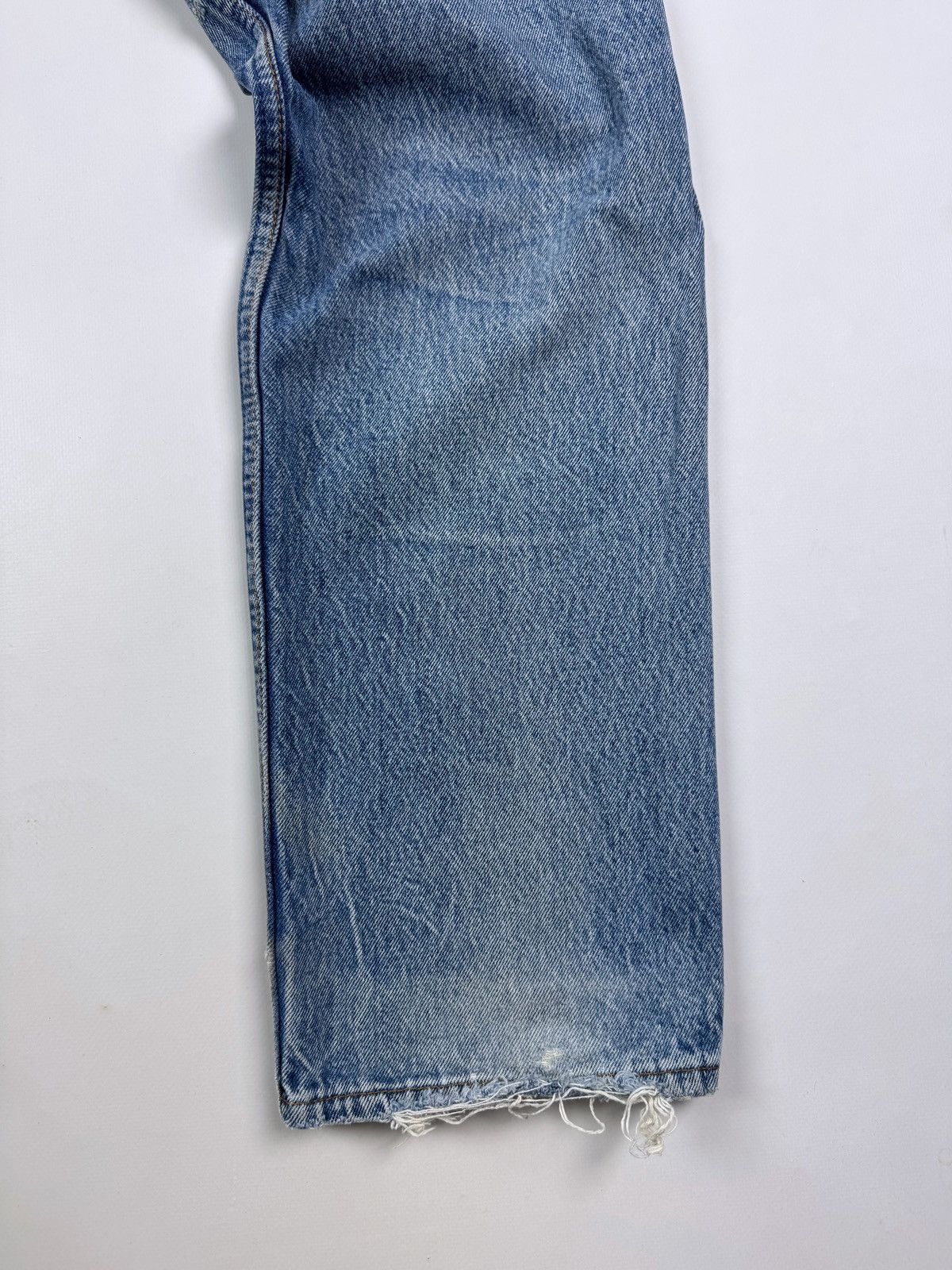 Levi's 90’s Vintage Distressed Levi’s 501 Washed Denim USA Jeans Size US 36 / EU 52 - 16 Thumbnail