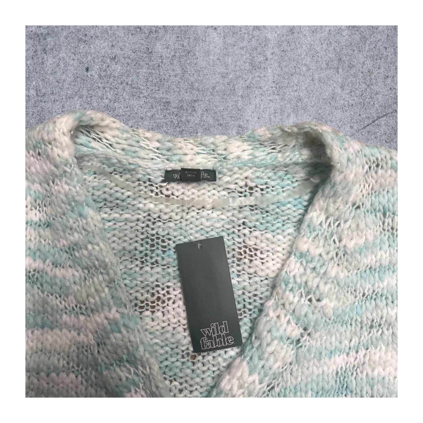 Wild Things WILD FABLE Size Medium Aqua/White Rhinestone Target Sweater Size US M / EU 48-50 / 2 - 3 Thumbnail