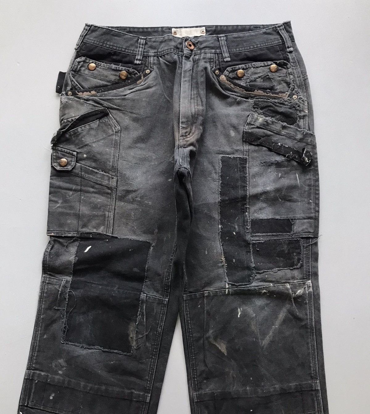 Carhartt Vintage carhartt cargo double knee denim Size US 34 / EU 50 - 4 Thumbnail