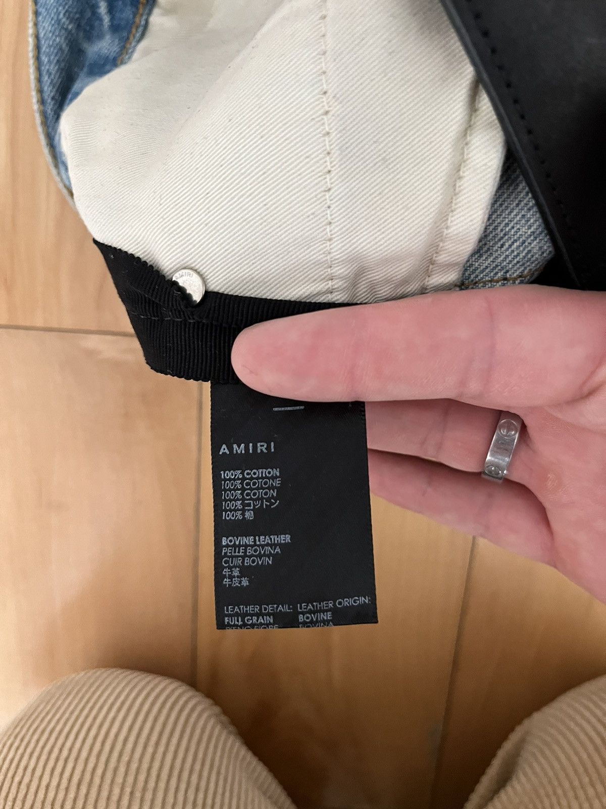 Amiri NWT - Amiri Leather and Denim Jeans Size 27" / US 4 / IT 40 - 6 Thumbnail