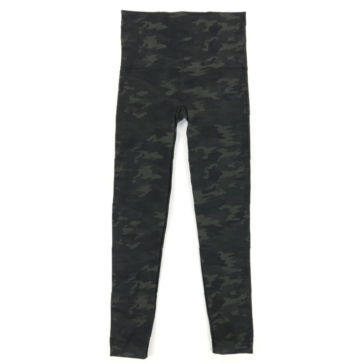Spanx Spanx High Rise Crop Nylon Woven Leggings Green Camouflage Women's M Leggings Size 32" / US 10 / IT 46 - 4 Thumbnail