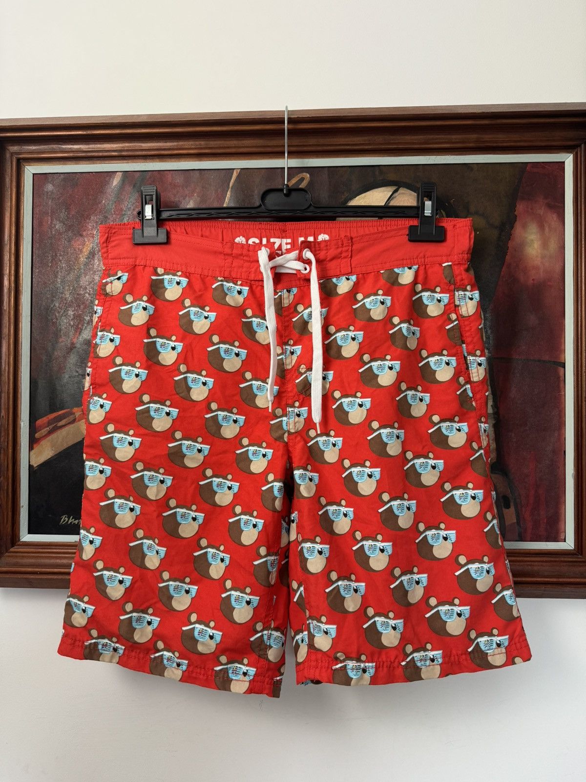 Kanye West Kanye West x Takashi Murakami Graduation Monogram Rap Shorts Size US 30 / EU 46 - 1 Thumbnail
