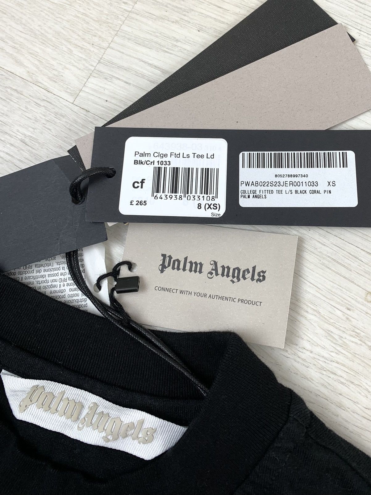 Palm Angels Palm Angels Womens Long Sleeve Shirt Black Size XS Size XS / US 0-2 / IT 36-38 - 8 Thumbnail