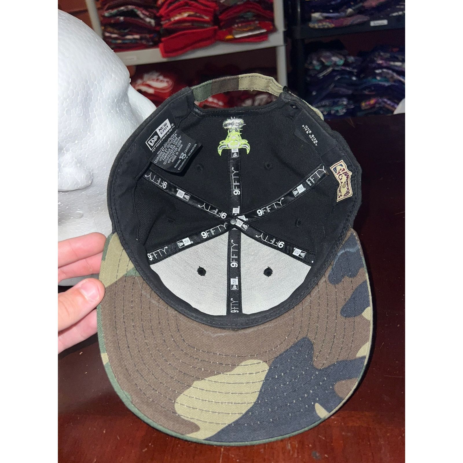 New Era Chicago Bulls Camo Hat Windy City New Era NBA Basketball Cap Size ONE SIZE - 6 Thumbnail