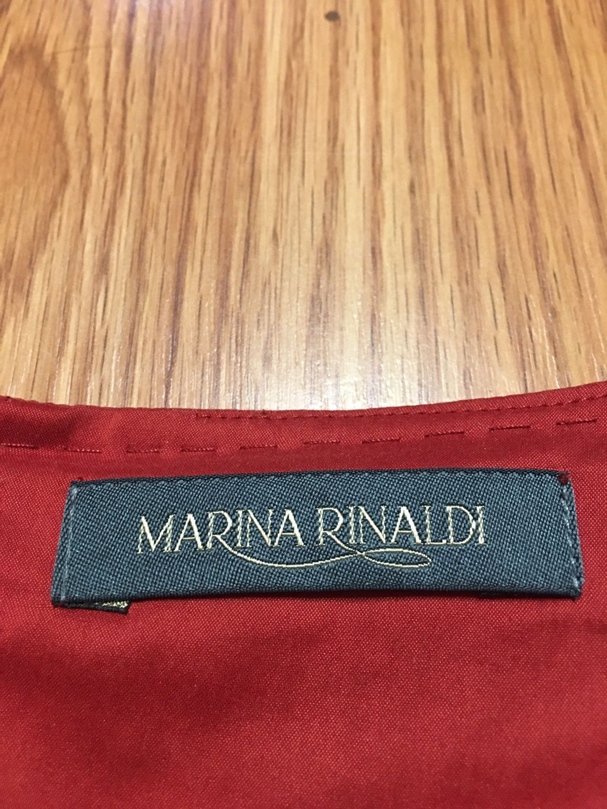 Other MARINA RINALDI Red Cotton Plus Size 25 US W16 Size XXL / US 16-18 / IT 52-54 - 8 Thumbnail