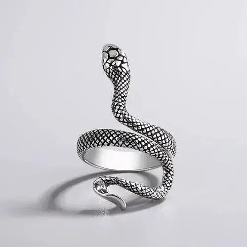 Other Sterling Silver Snake Rings Size ONE SIZE - 5 Thumbnail