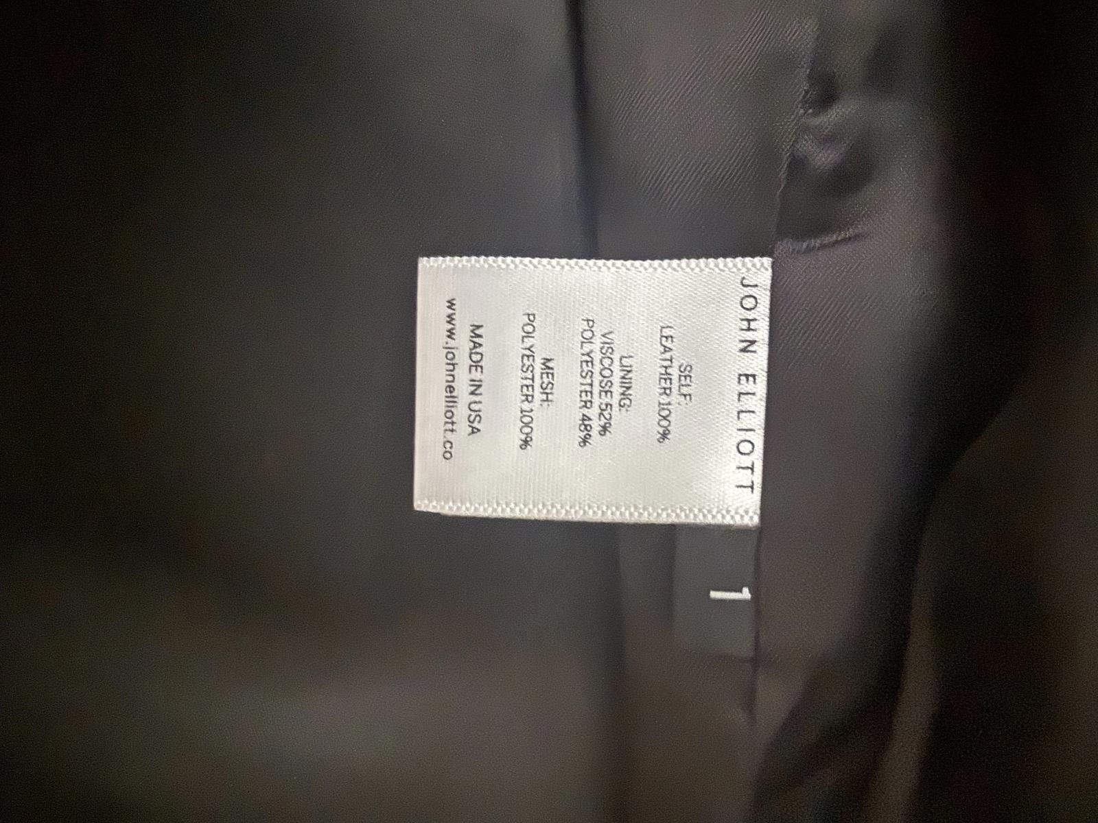 John Elliott John Elliott Black Leather Biker Jacket Size US S / EU 44-46 / 1 - 3 Thumbnail