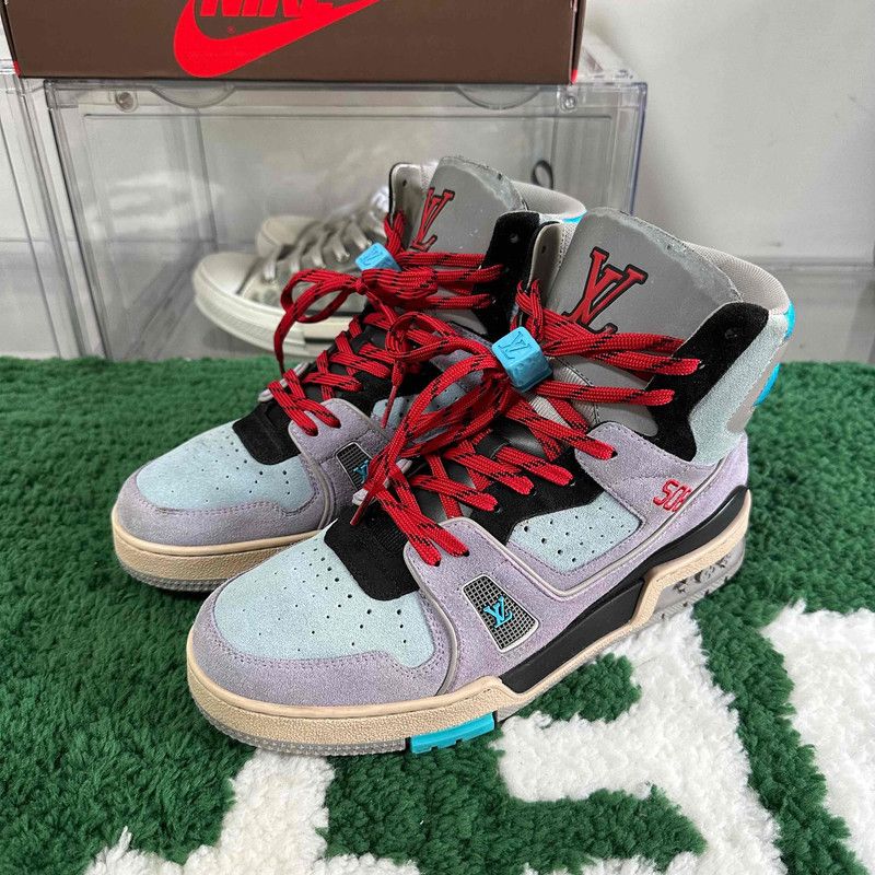 Louis Vuitton Louis Vuitton Retro Classic Logo High-Top Sneakers 0079 Size US 6.5 / EU 39-40 - 1 Thumbnail
