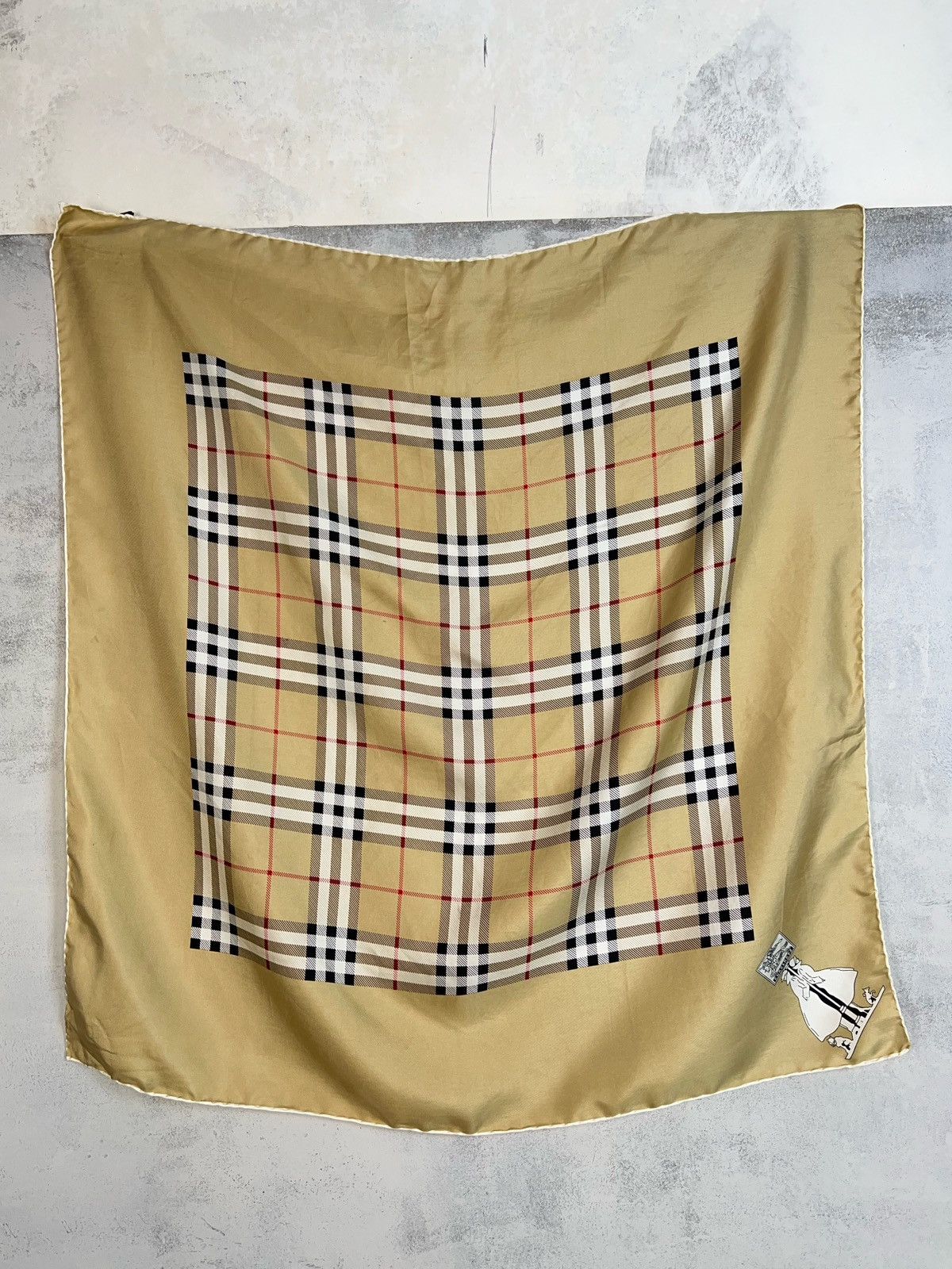 Burberry Vintage Burberry Nova Check Shawl Scarf Size ONE SIZE - 4 Thumbnail
