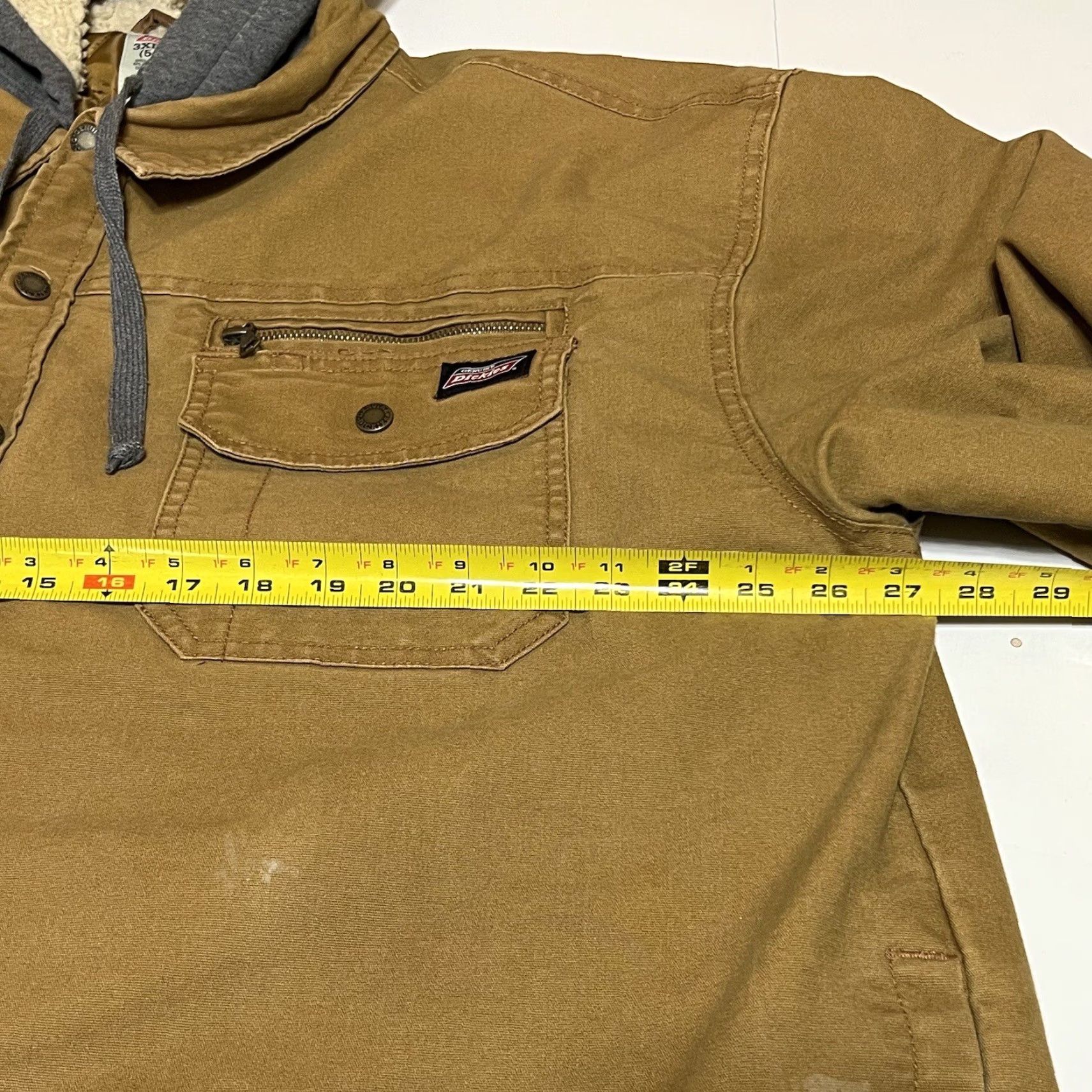Dickies Dickies Jacket Men Lined Quilted Canvas Full Zip Snap Work 3XL Beige Stained Vintage: No Size US XXL / EU 58 / 5 - 6 Thumbnail