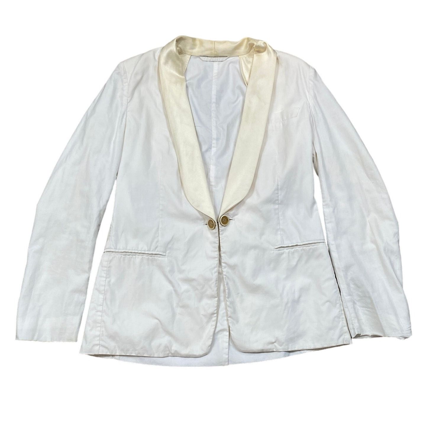 Maison Margiela Maison Margiela Paris Blazer Silk Collar Women's 40 Preppy Size S / US 4 / IT 40 - 1 Thumbnail